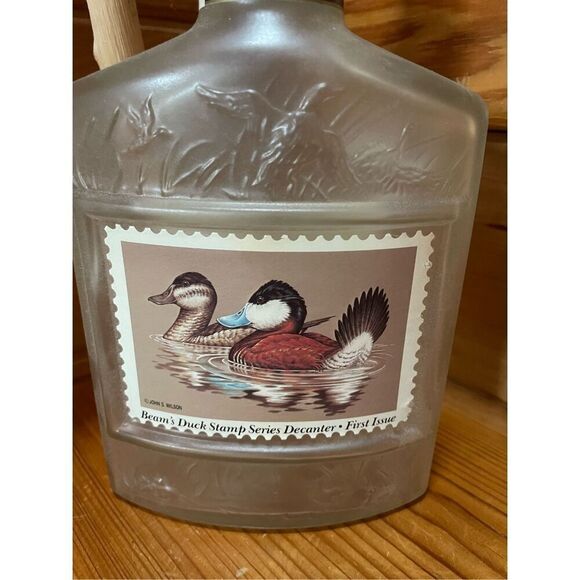 Vintage Duck Stamp Series Decanter - Beam Bourbon - Picture 5 of 7